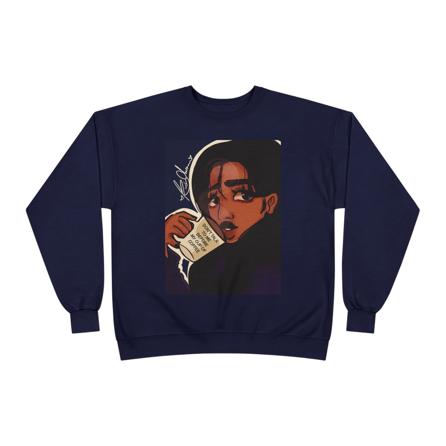 Unisex EcoSmart® Crewneck Sweatshirt (Coffee)