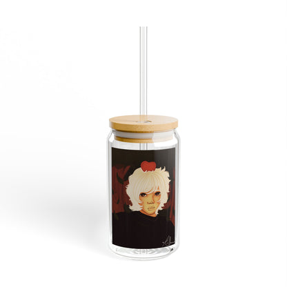 Sipper Glass, 16oz - Apple