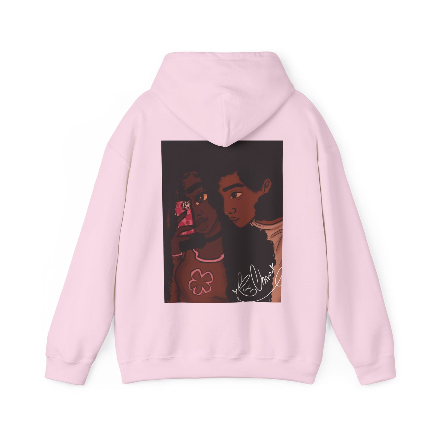 Unisex Heavy Blend™ Hooded Sweatshirt (Black Love)