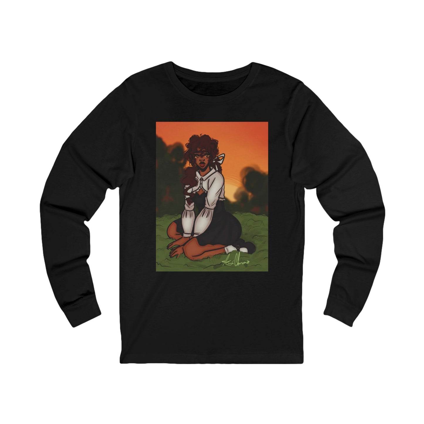 Unisex Jersey Long Sleeve Tee (Sunset)