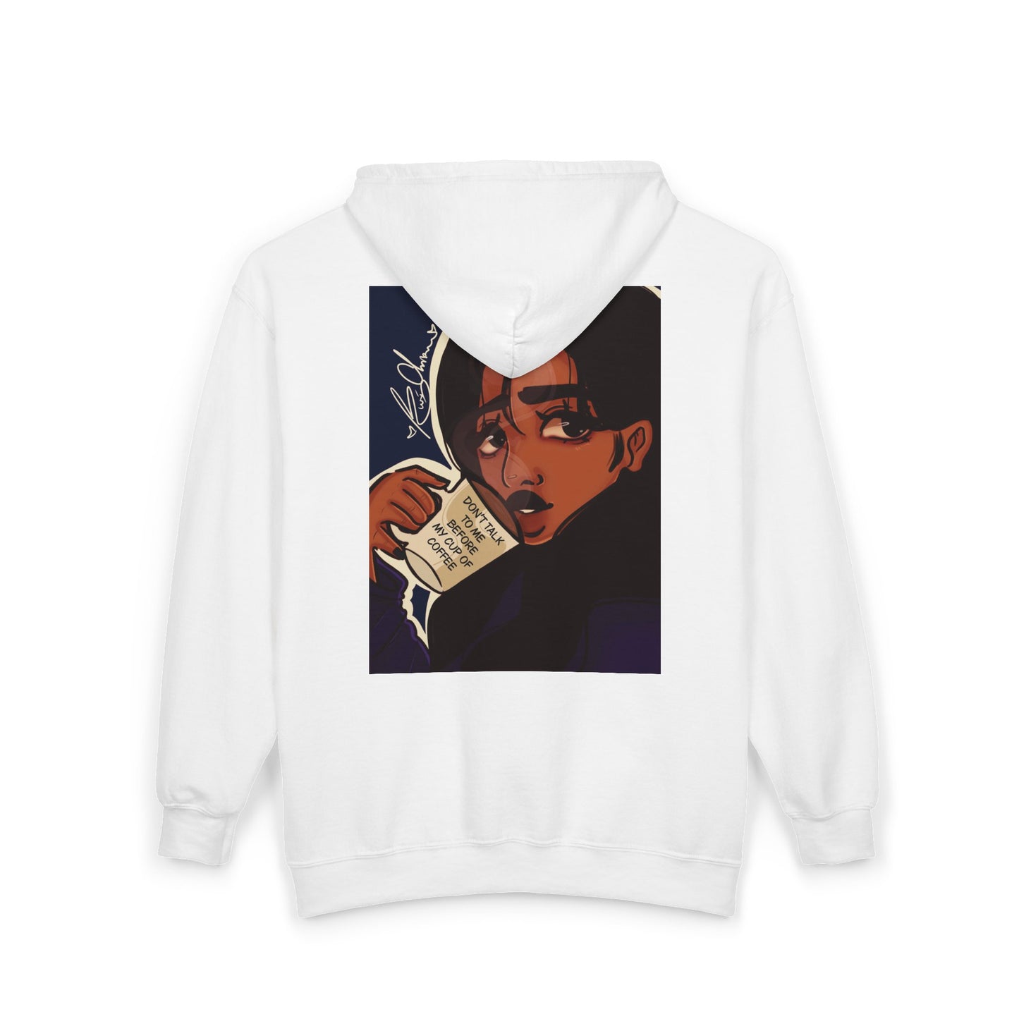 Unisex Zip Up Sweatshirt - Coffee