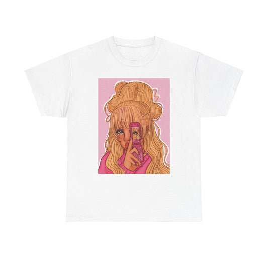 Unisex Heavy Cotton Tee (Pink 90’s Girl)