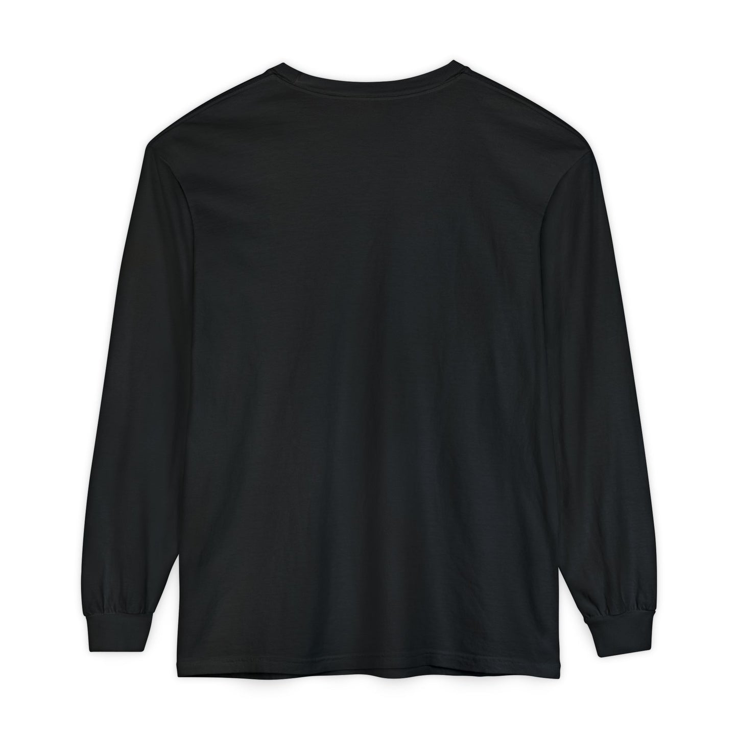 Unisex Garment-dyed Long Sleeve T-Shirt (Addiction)