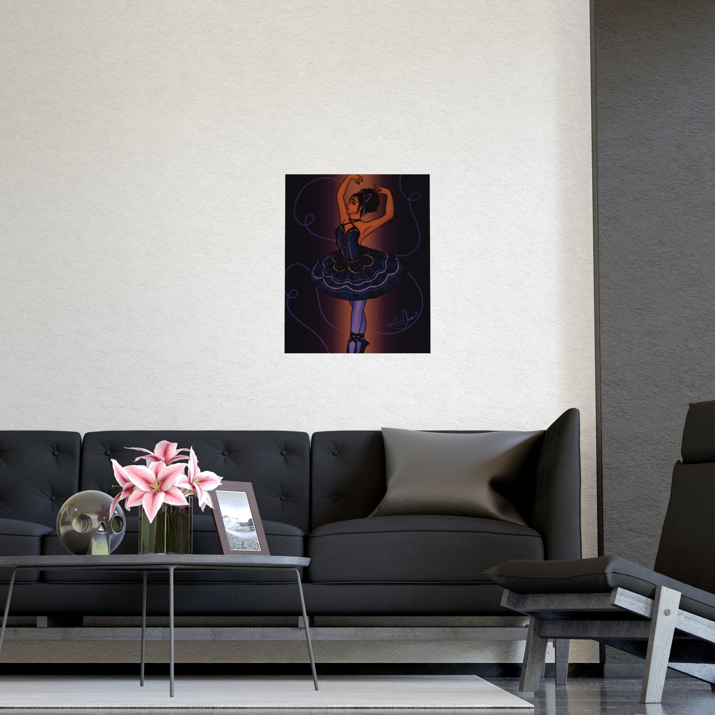 Vertical Matte Poster - Ballerina