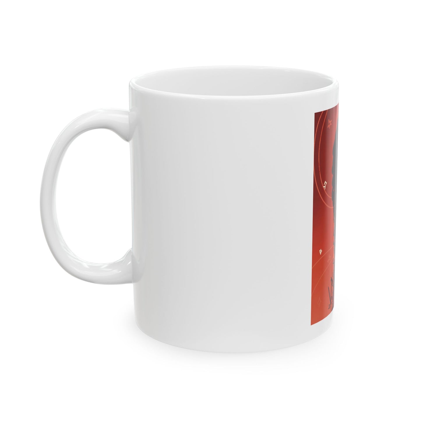 Ceramic Mug, (11oz, 15oz) - Rose