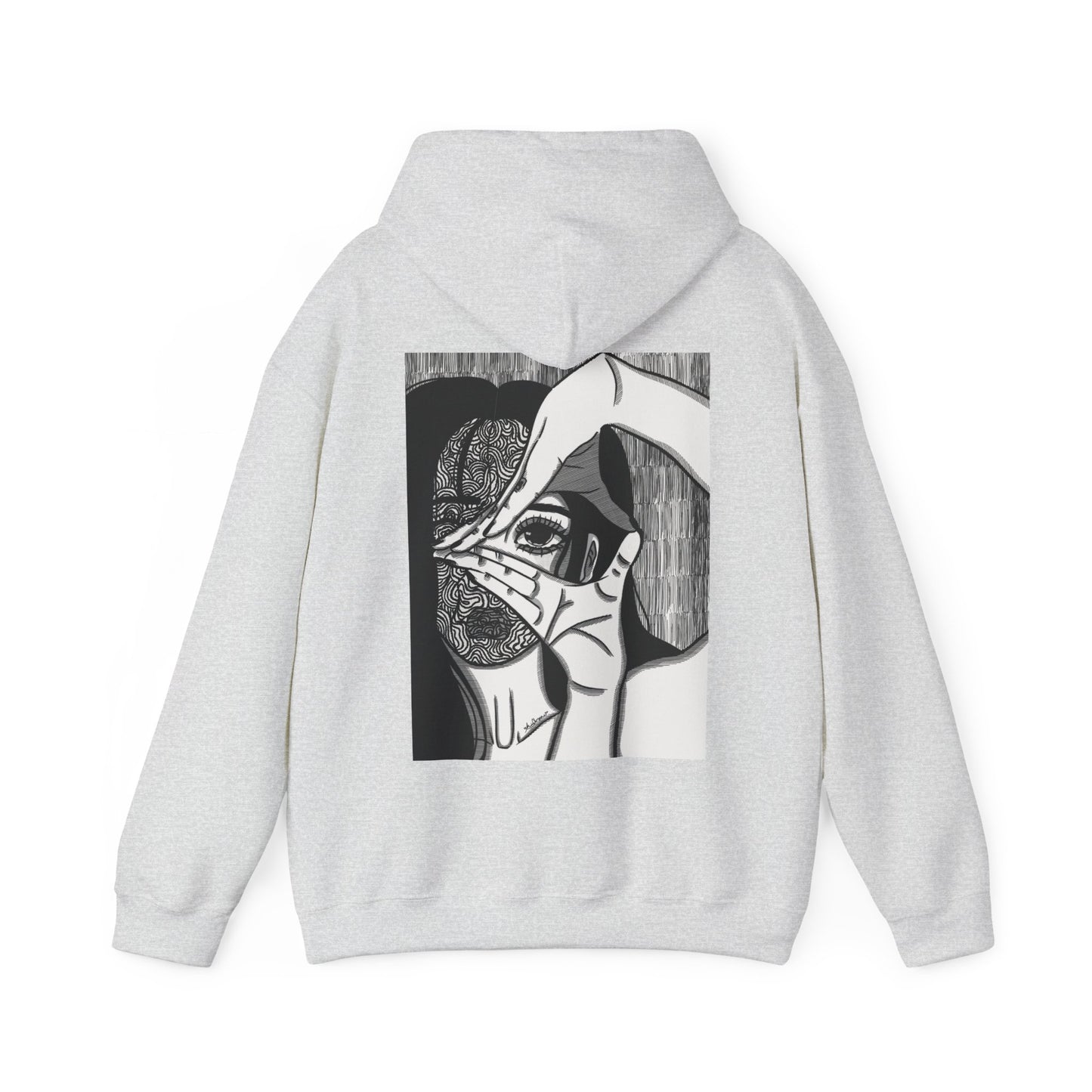 Unisex Heavy Blend™ Hooded Sweatshirt (Illusions)