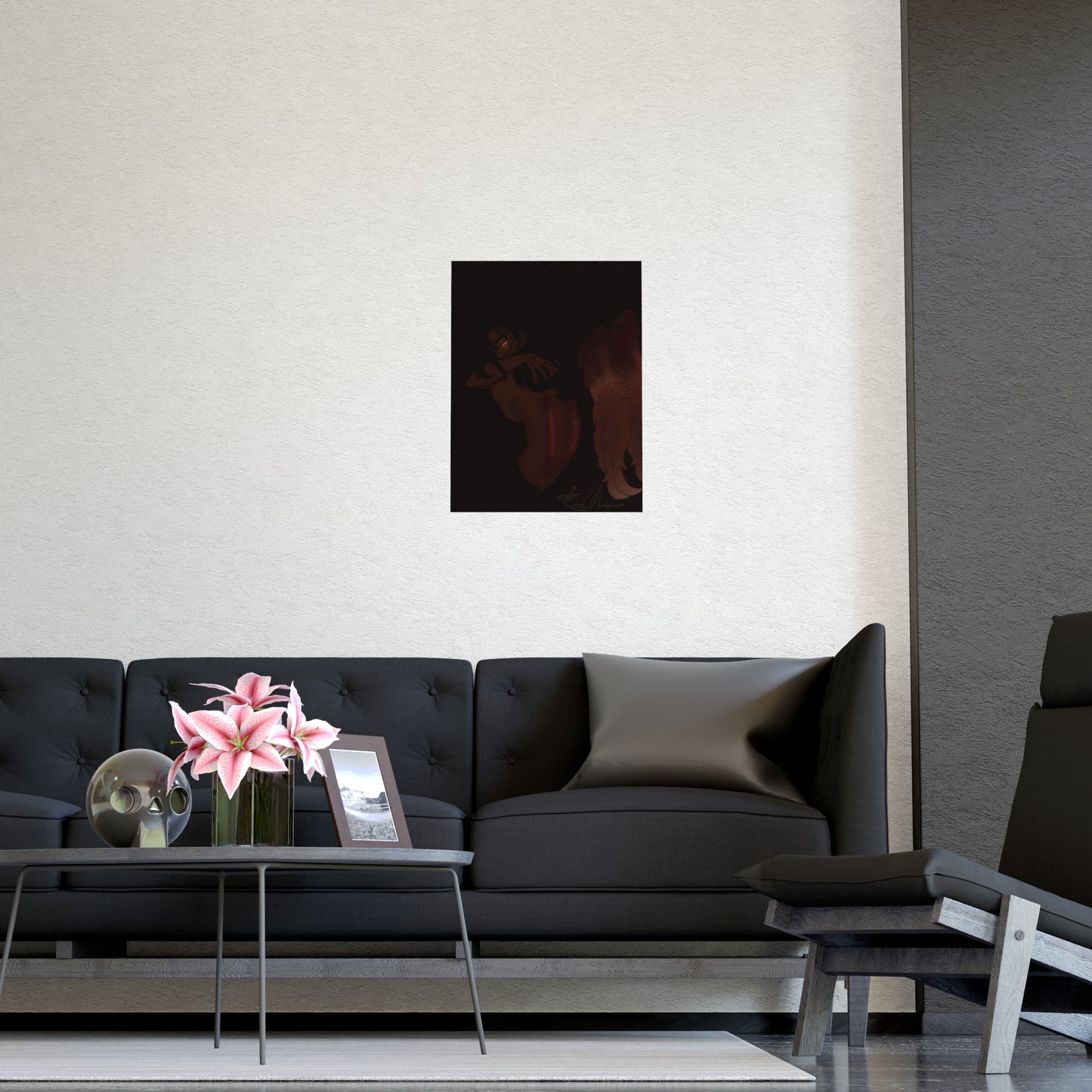 Vertical Matte Poster - Wounded Angel