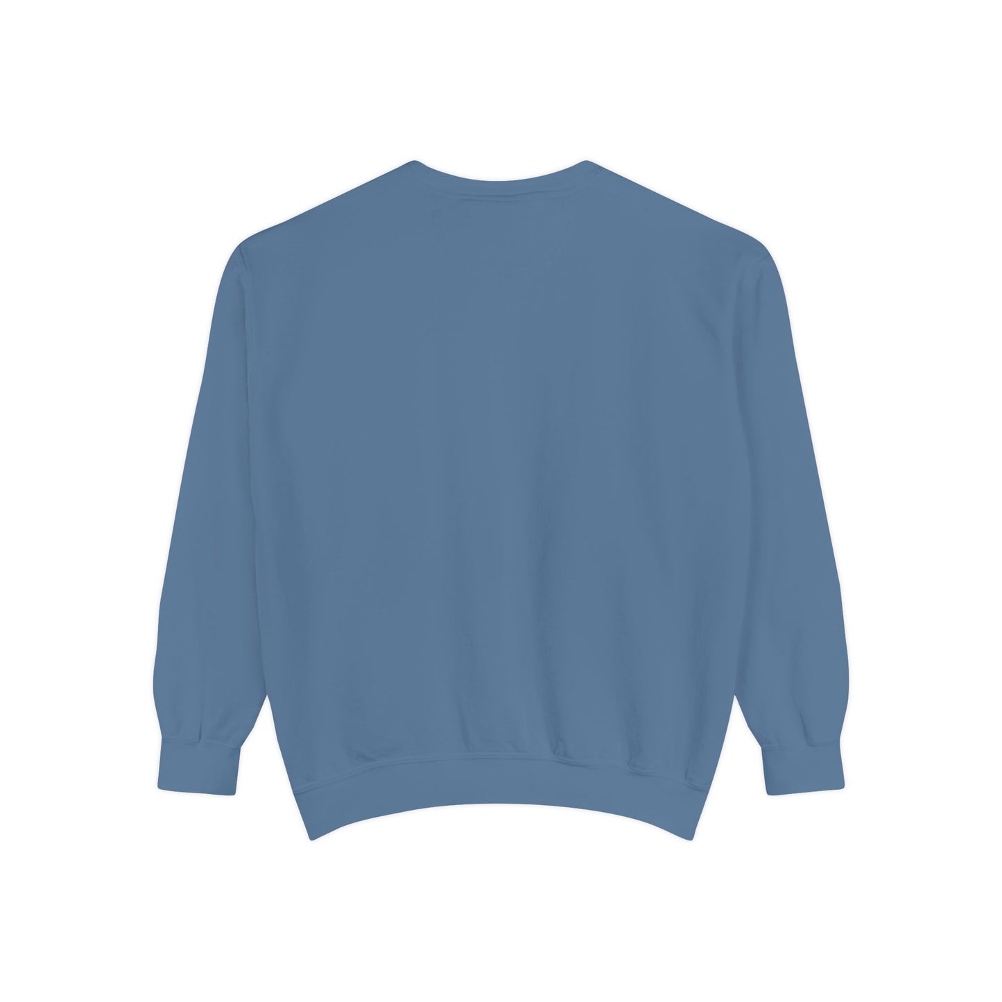 Unisex Garment-Dyed Sweatshirt (Blue Rose)