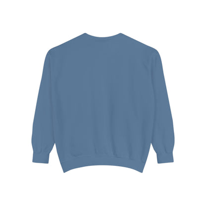 Unisex Garment-Dyed Sweatshirt (Blue Rose)