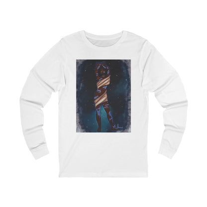 Unisex Jersey Long Sleeve Tee (Space)