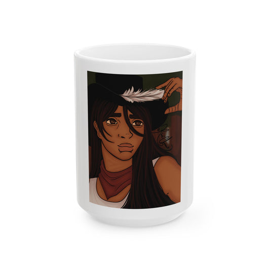 Ceramic Mug, (11oz, 15oz) - Cowboy