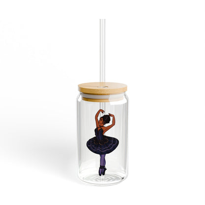 Sipper Glass, 16oz - Ballerina