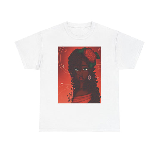 Unisex Heavy Cotton Tee (Rose)