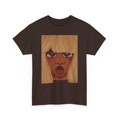Unisex Heavy Cotton Tee (Heart Eyes)