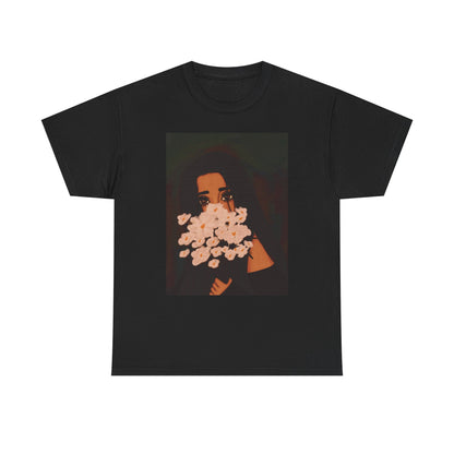 Unisex Heavy Cotton Tee (Flowers)