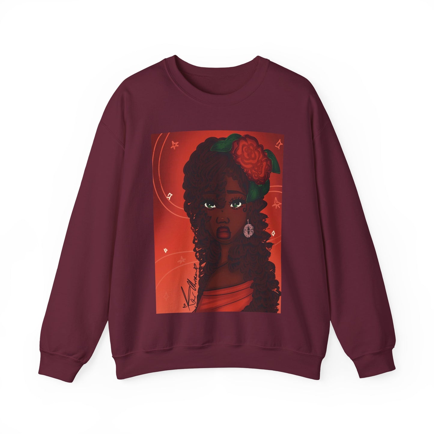 Unisex Heavy Blend™ Crewneck Sweatshirt (Rose)