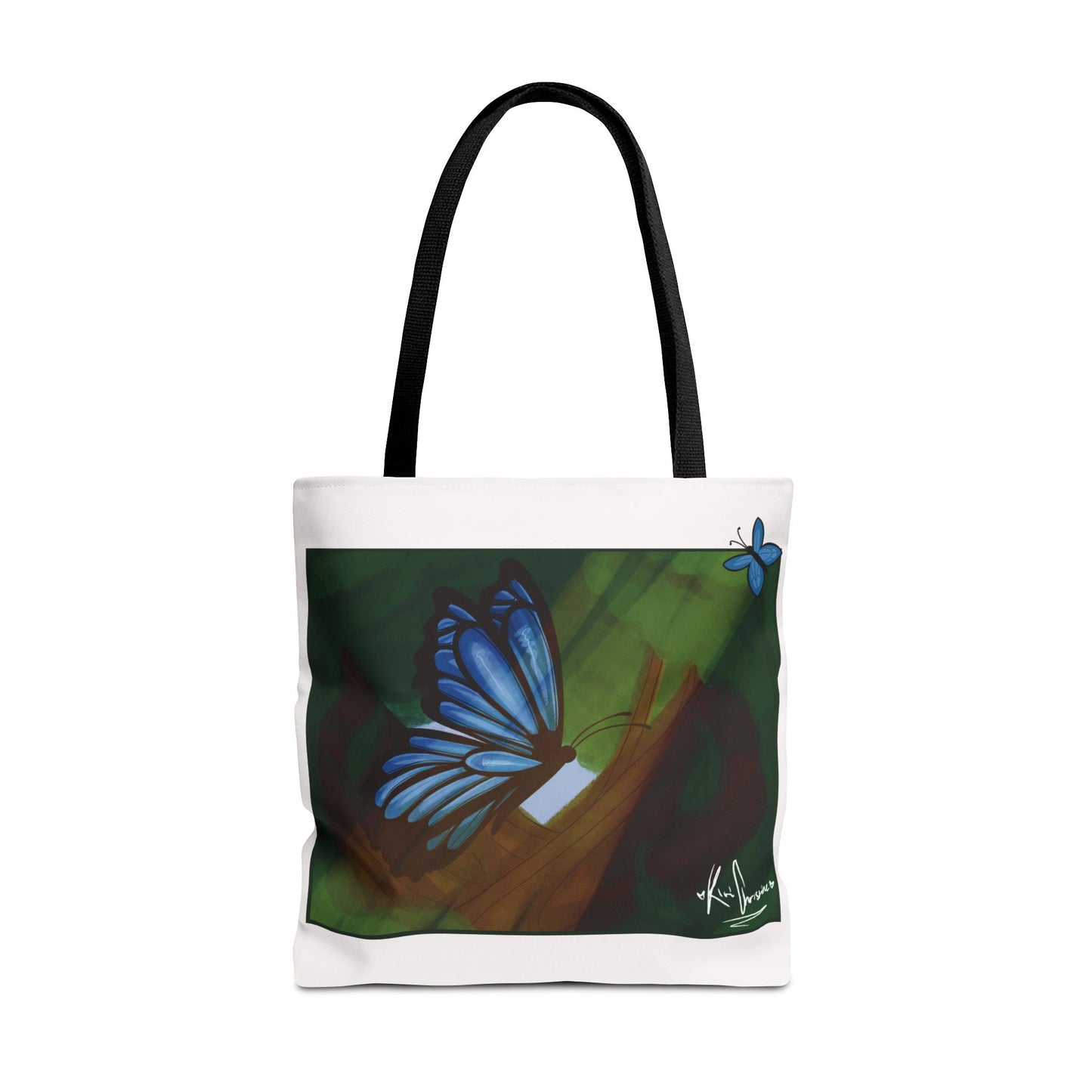 Tote Bag (Blue Butterfly)