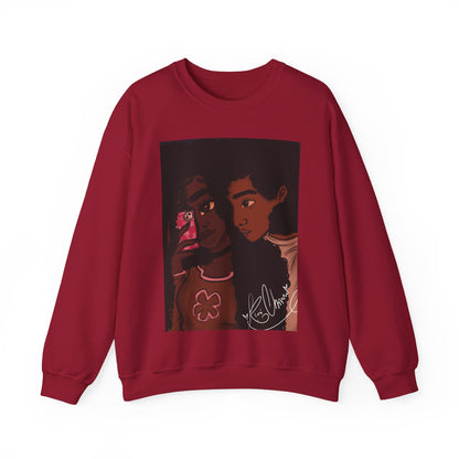 Unisex Heavy Blend™ Crewneck Sweatshirt (Black Love)