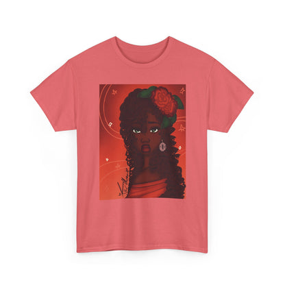 Unisex Heavy Cotton Tee (Rose)