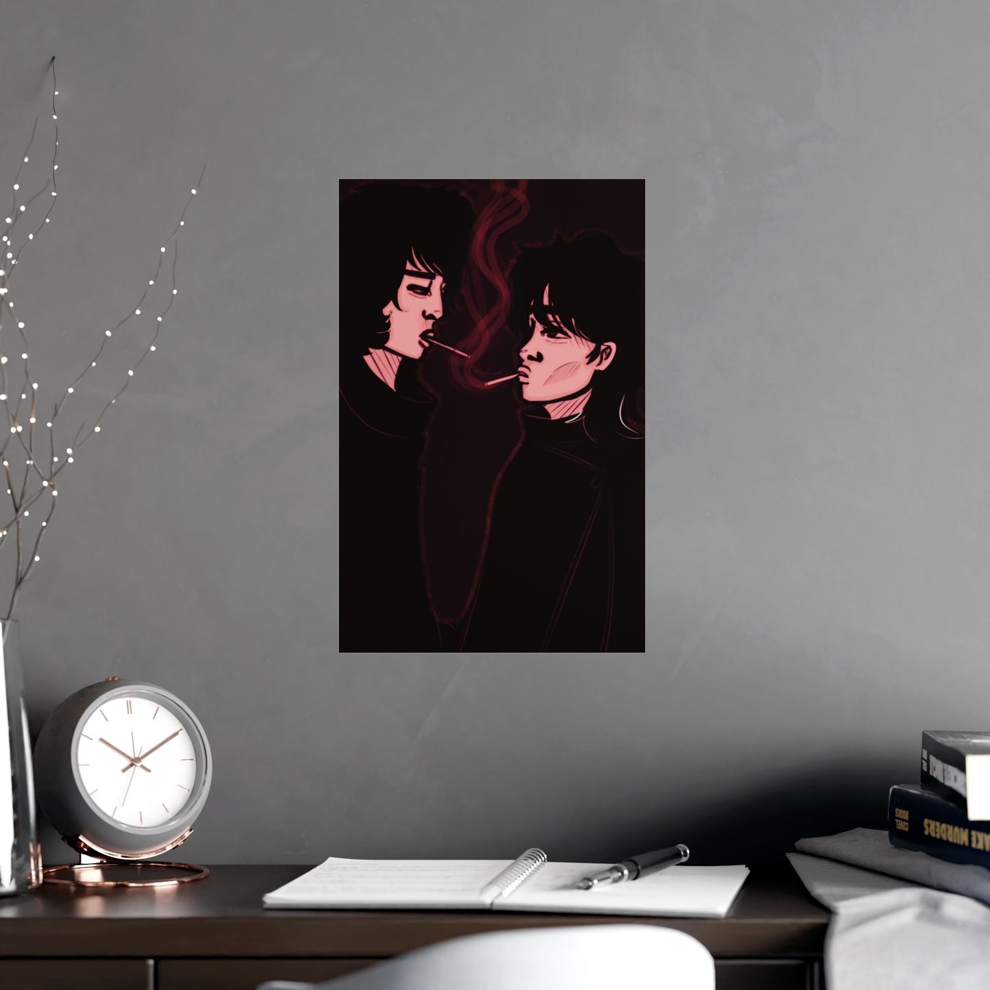 Vertical Matte Poster - Dark Times