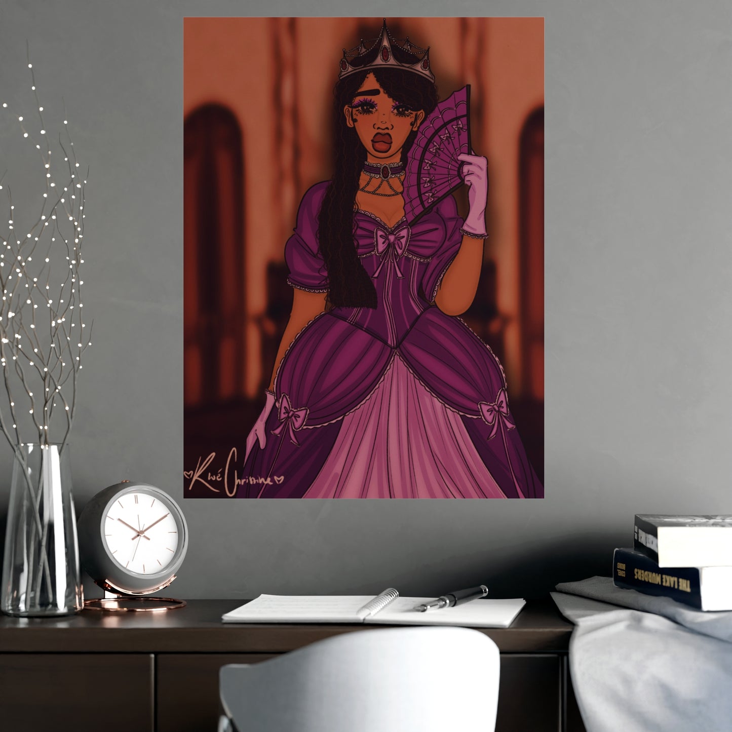 Vertical Matte Poster - Princess