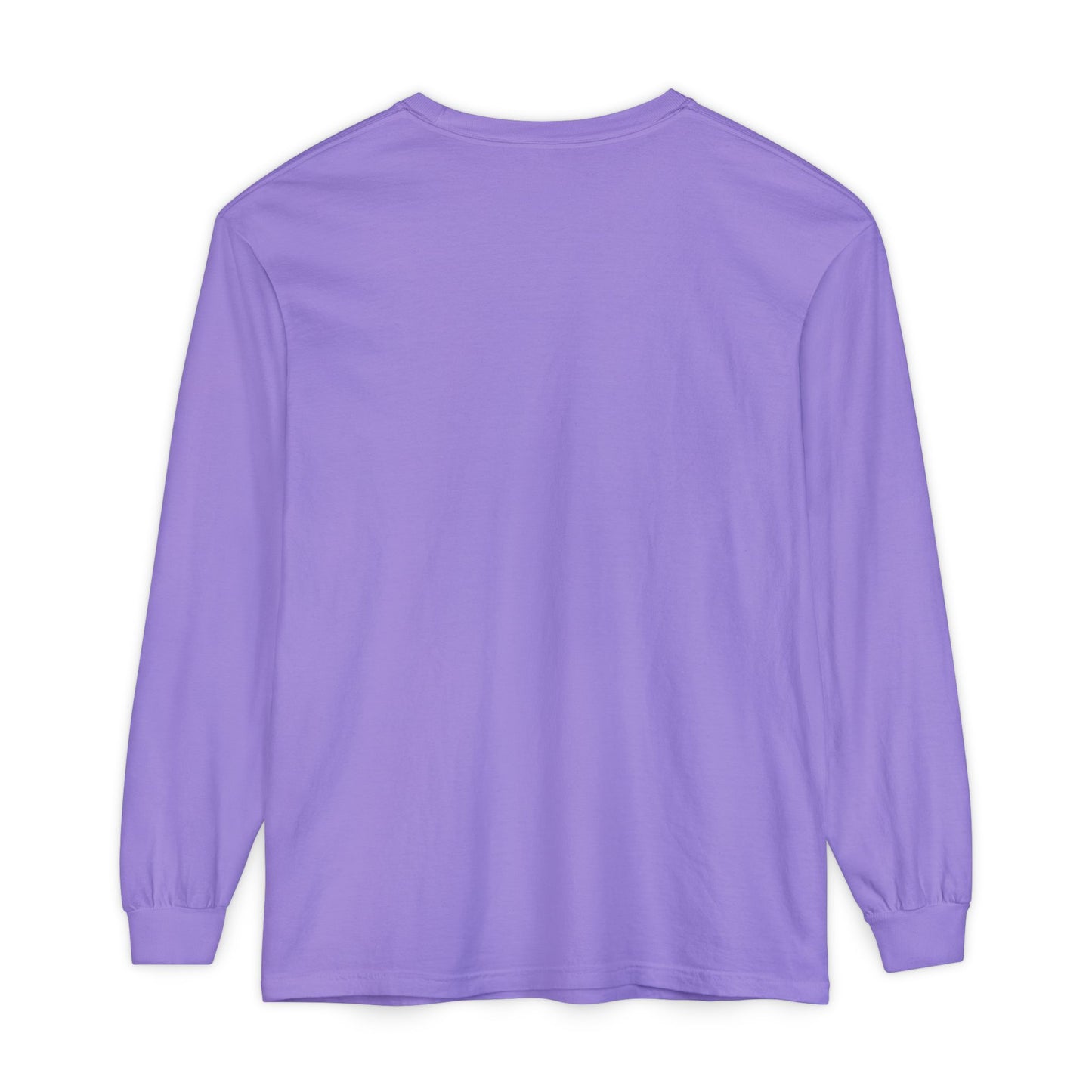 Unisex Garment-dyed Long Sleeve T-Shirt (Princess)