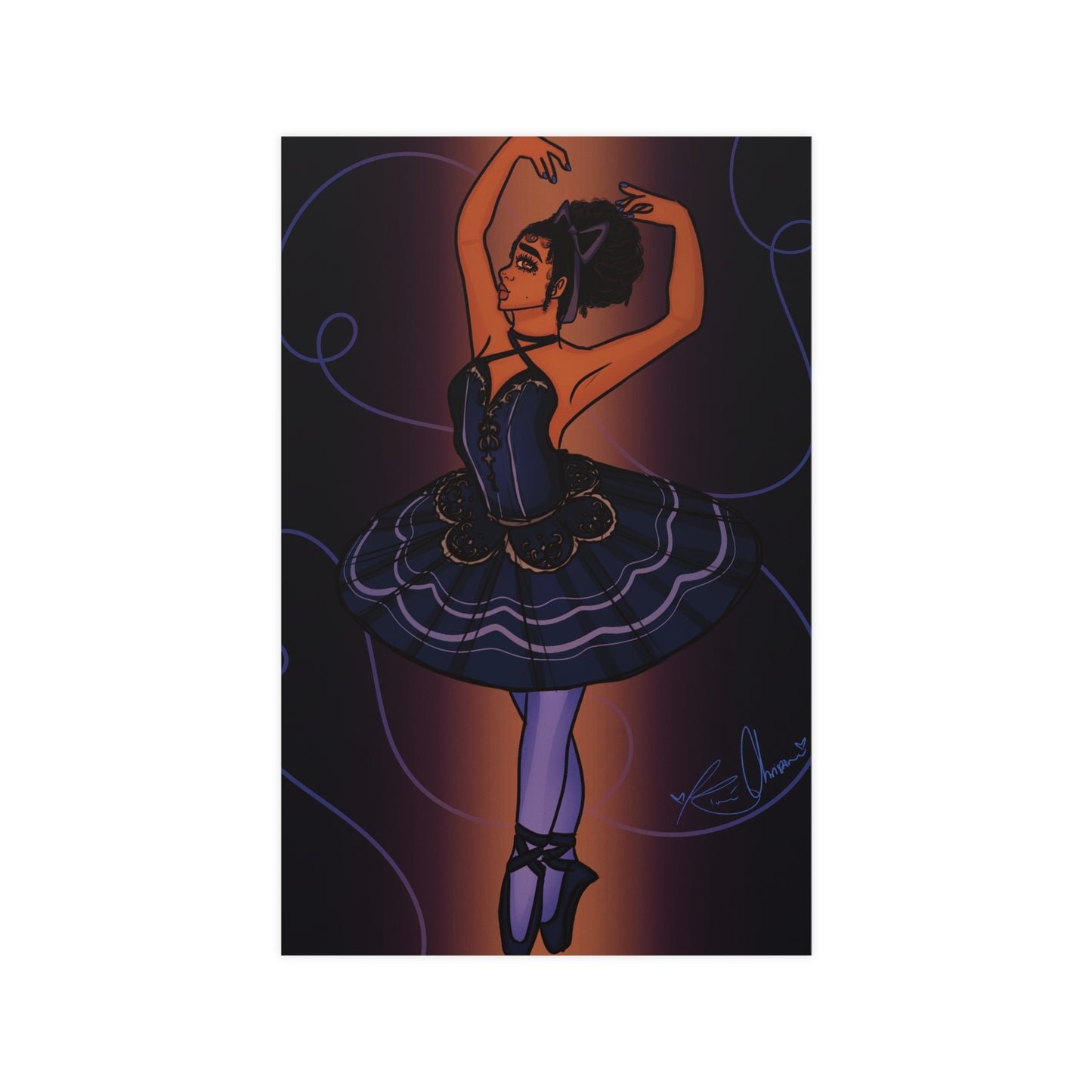 Vertical Matte Poster - Ballerina