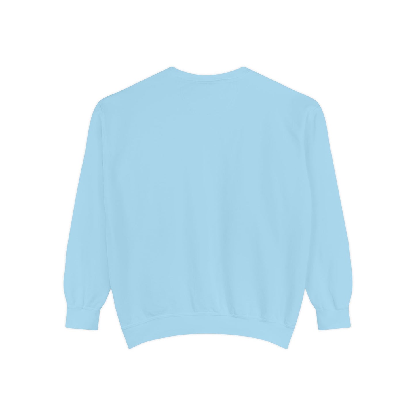 Unisex Garment-Dyed Sweatshirt (Blue Rose)