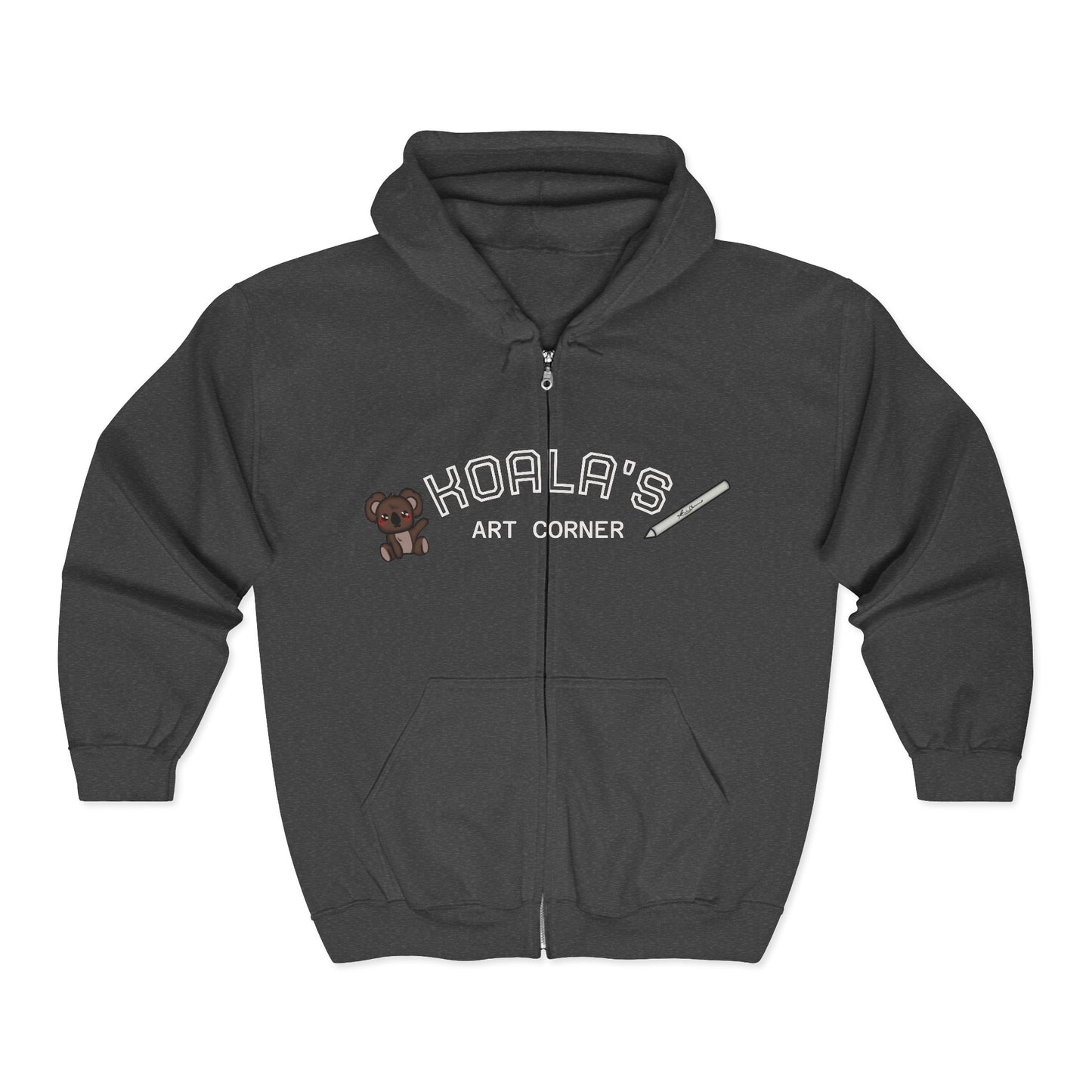 Unisex Heavy Blend™ Full Zip Hooded Sweatshirt (Rose)