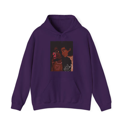 Unisex Heavy Blend™ Hooded Sweatshirt (Black Love V2)
