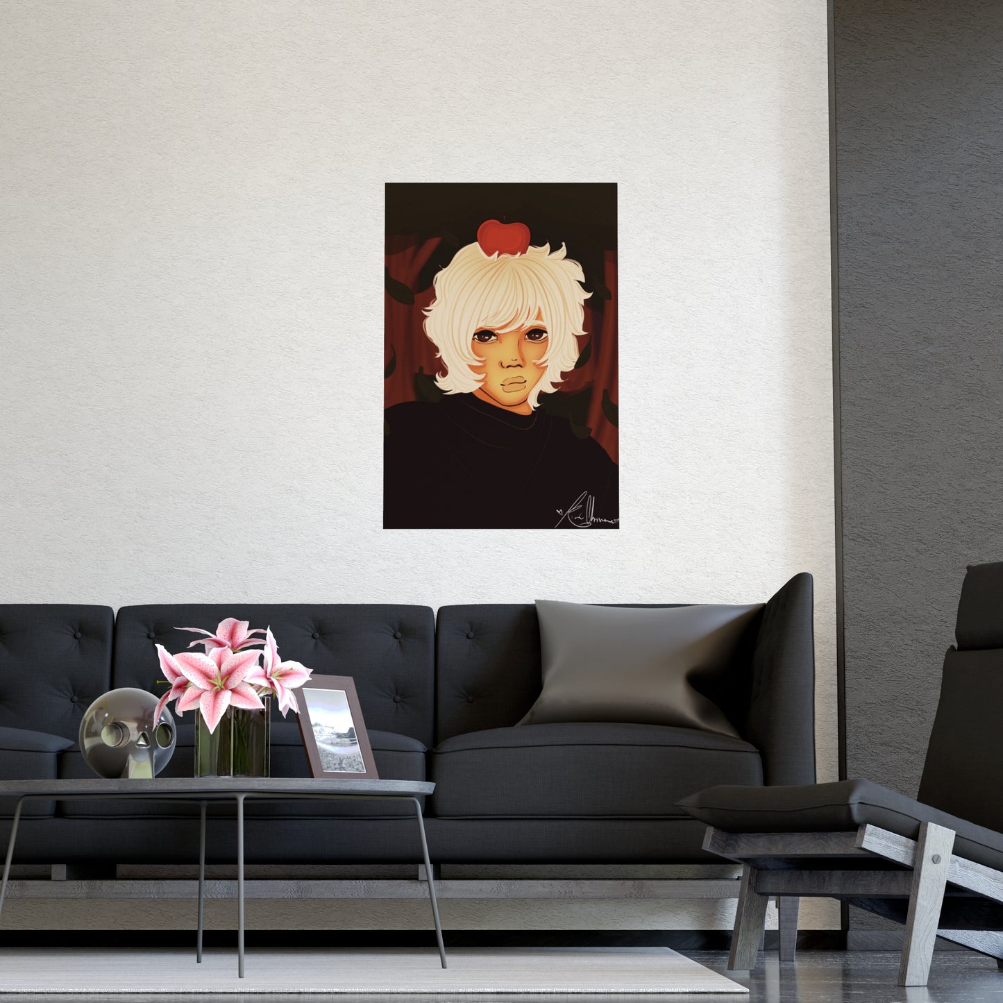 Vertical Matte Poster - Apple