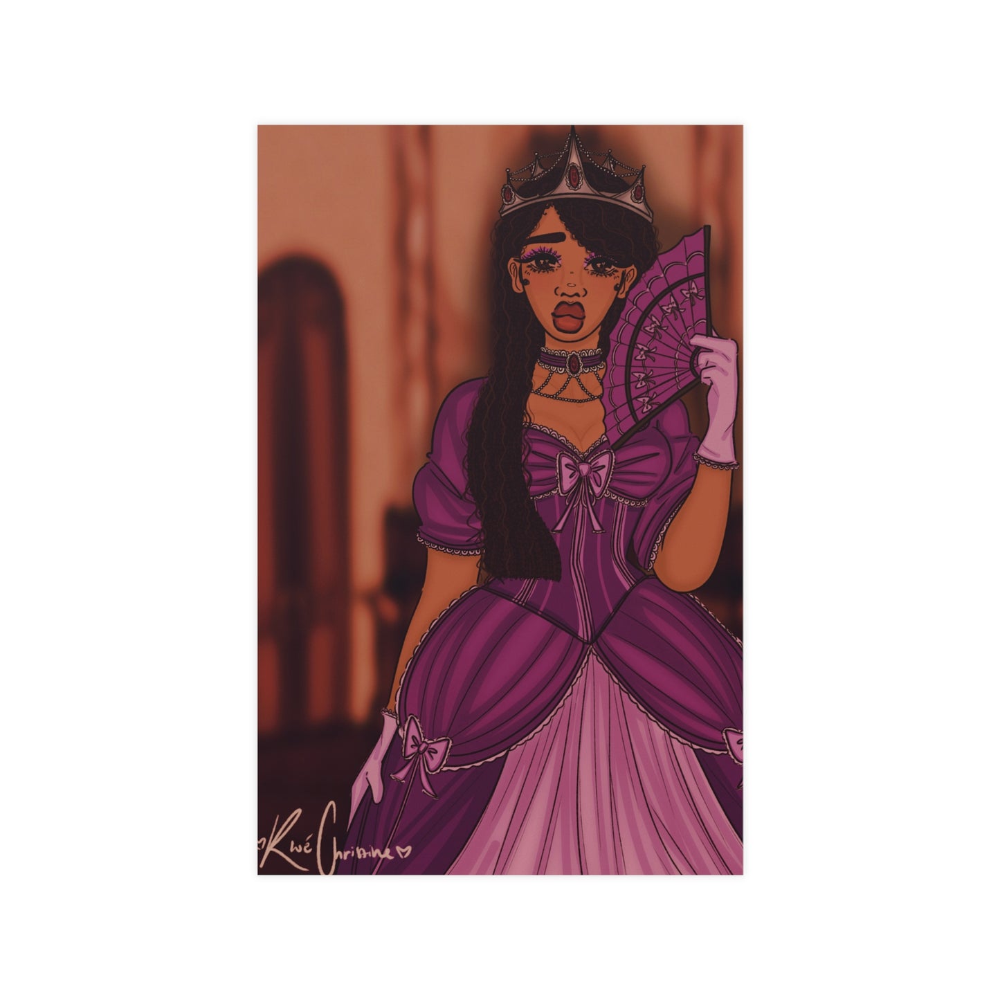 Vertical Matte Poster - Princess