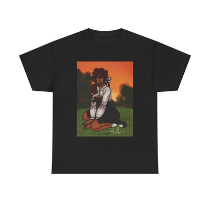 Unisex Heavy Cotton Tee (Sunset)