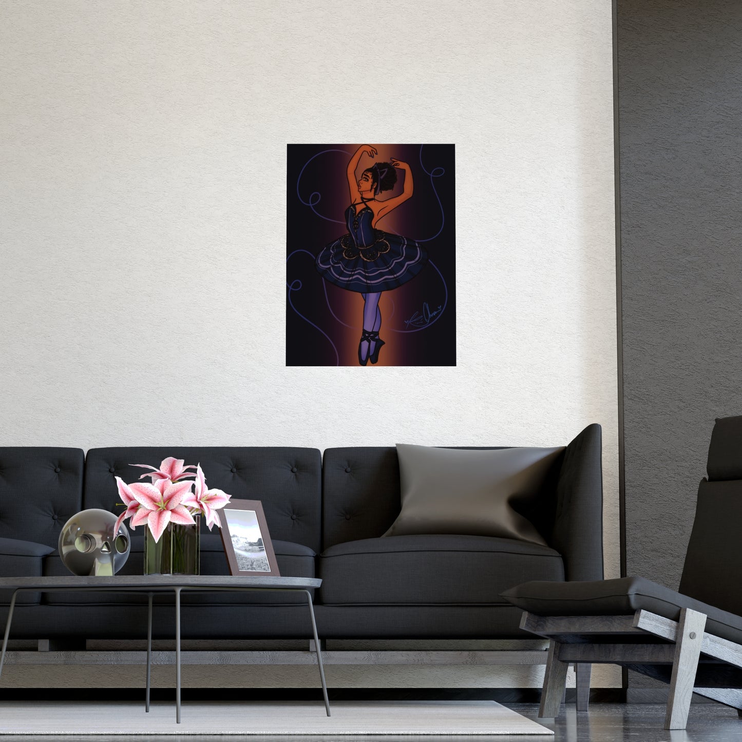 Vertical Matte Poster - Ballerina