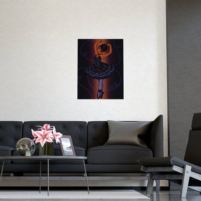 Vertical Matte Poster - Ballerina