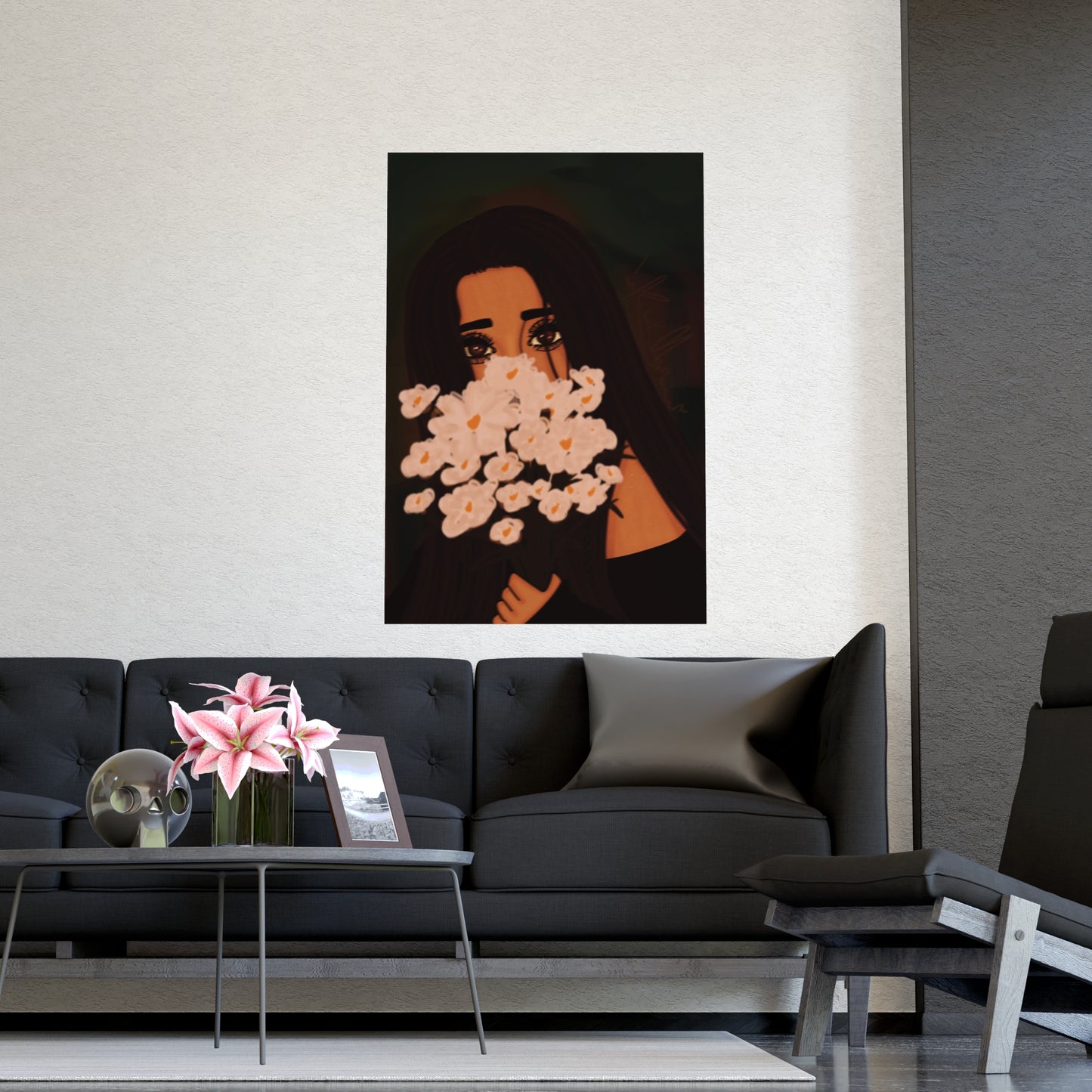 Vertical Matte Poster - Flowers