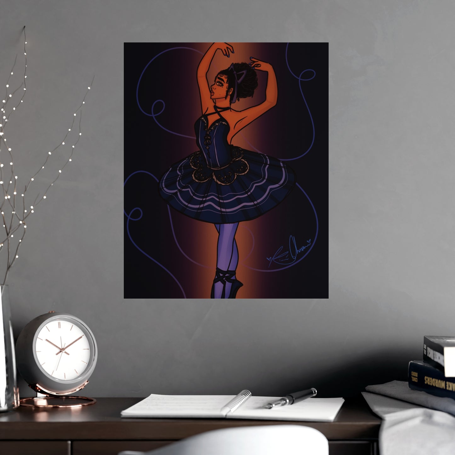 Vertical Matte Poster - Ballerina