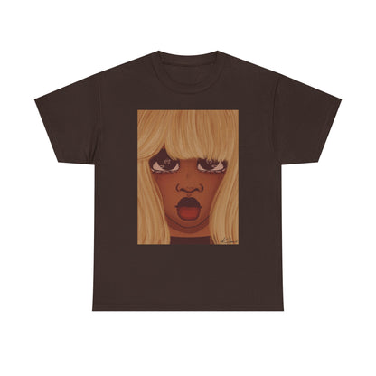 Unisex Heavy Cotton Tee (Heart Eyes)