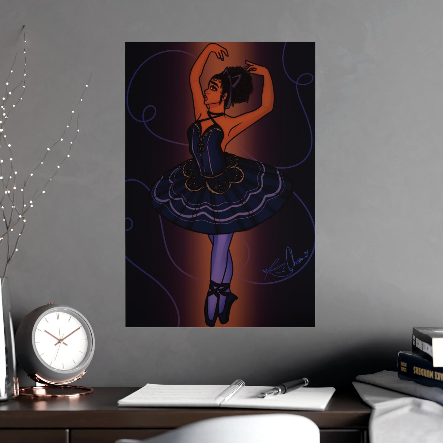 Vertical Matte Poster - Ballerina