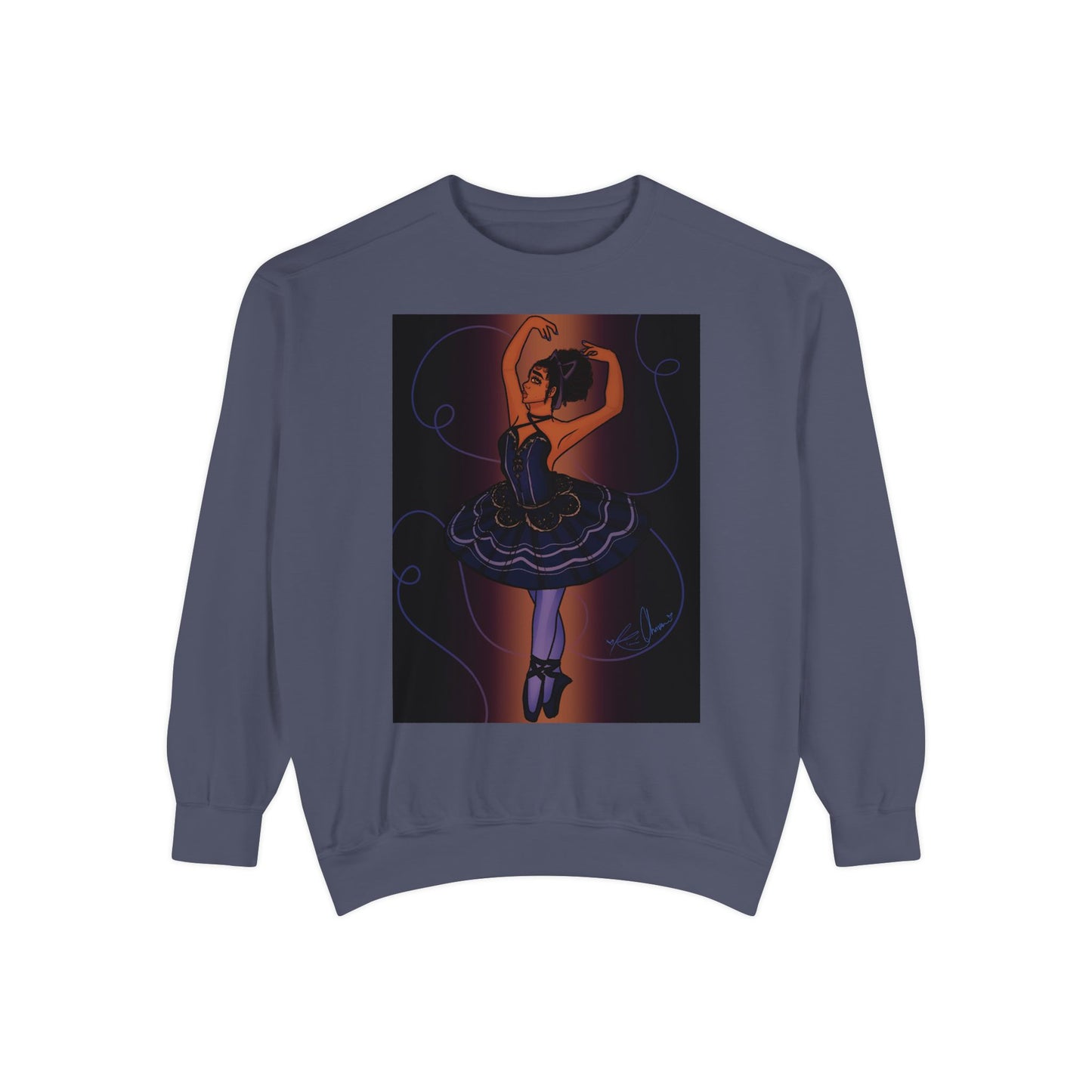 Unisex Garment-Dyed Sweatshirt (Ballerina)