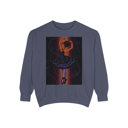 Unisex Garment-Dyed Sweatshirt (Ballerina)