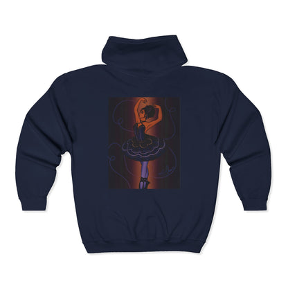 Unisex Heavy Blend™ Full Zip Hooded Sweatshirt (Ballerina)