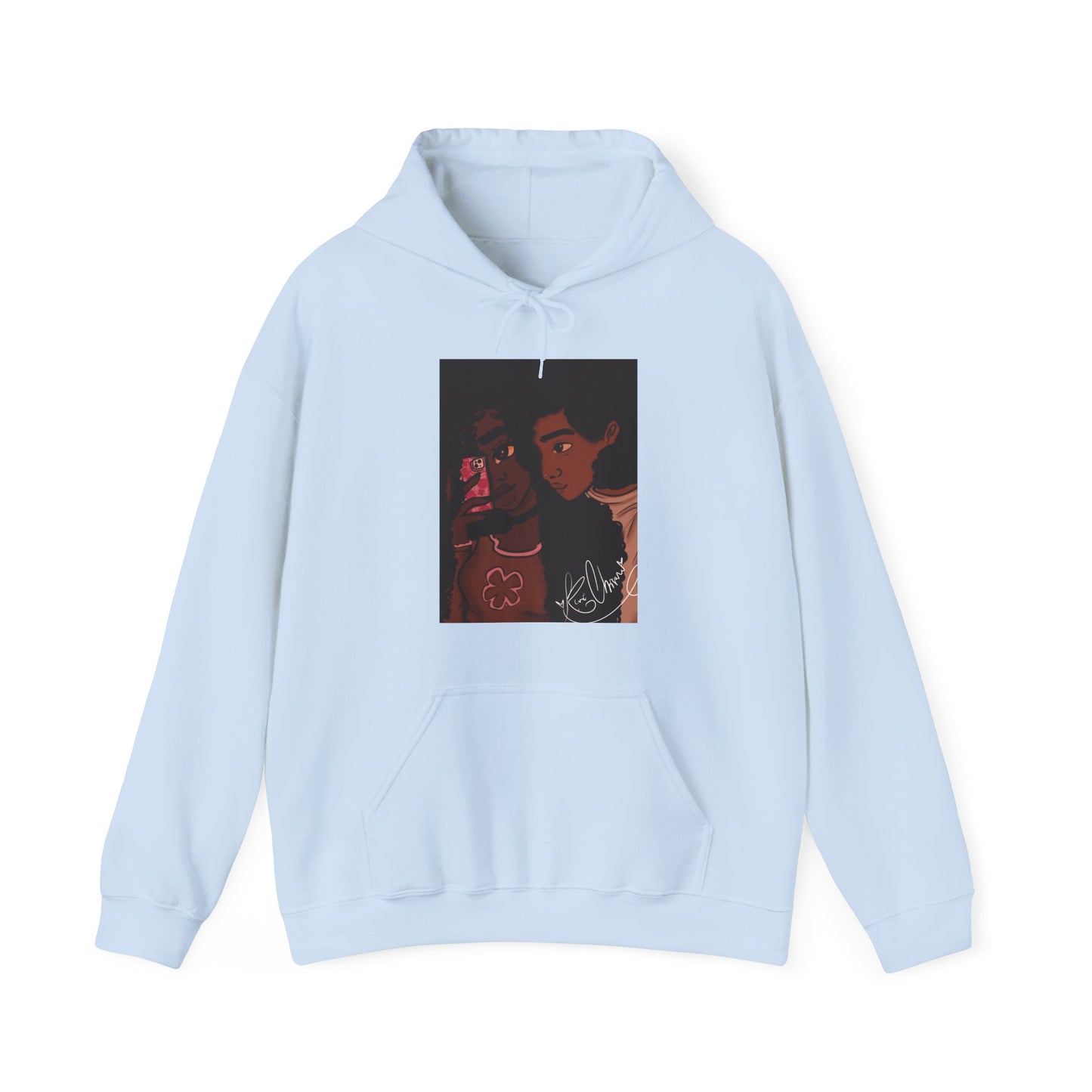 Unisex Heavy Blend™ Hooded Sweatshirt (Black Love V2)