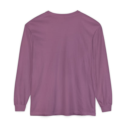 Unisex Garment-dyed Long Sleeve T-Shirt (Princess)