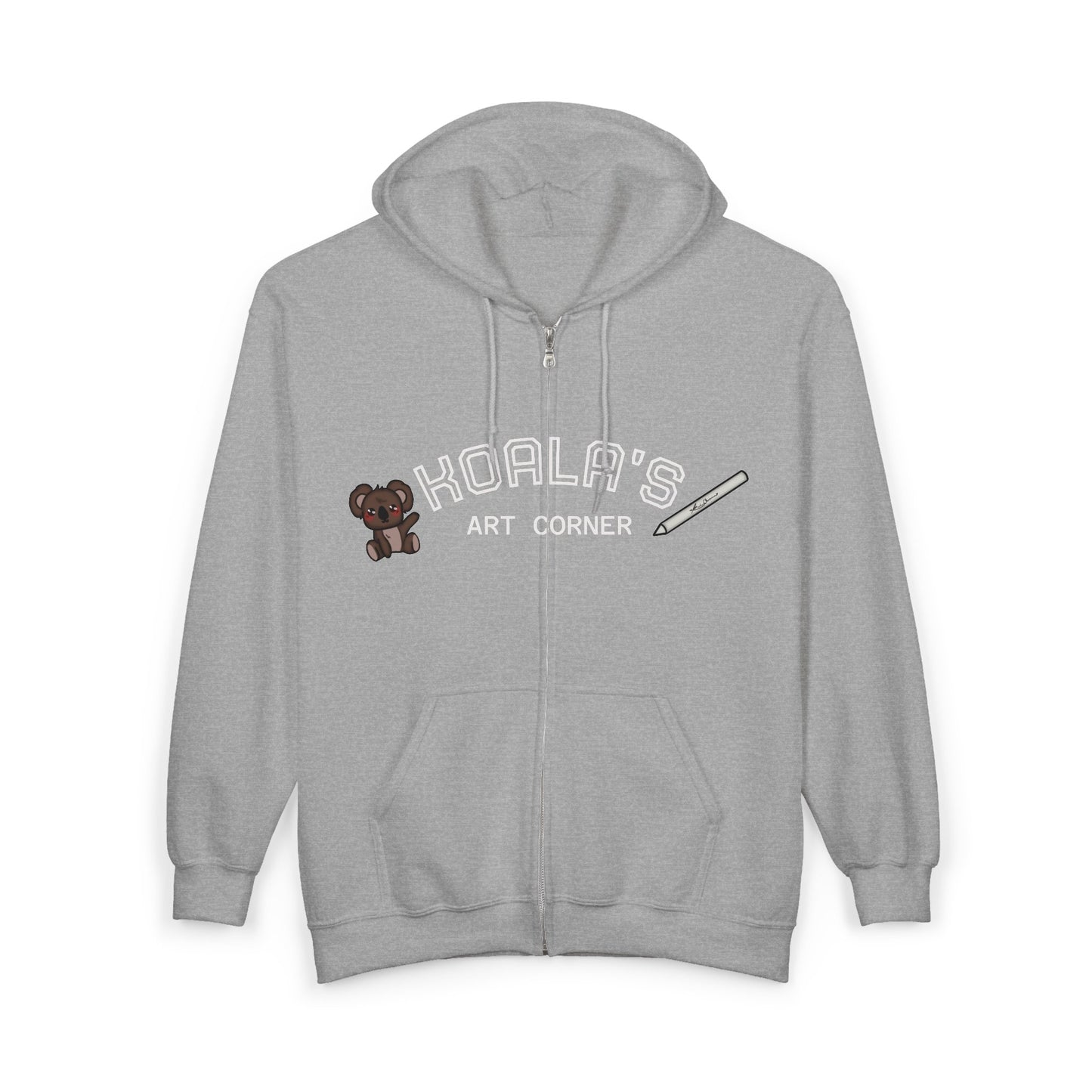Unisex Heavy Blend™ Full Zip Hooded Sweatshirt (Illusions)