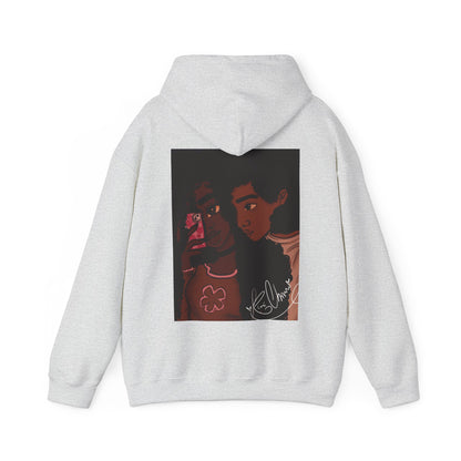 Unisex Heavy Blend™ Hooded Sweatshirt (Black Love)