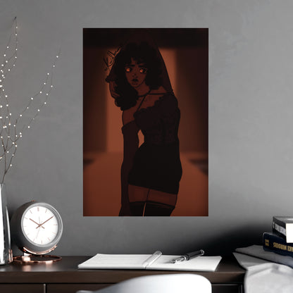 Vertical Matte Poster - Model
