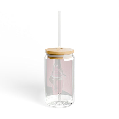 Sipper Glass, 16oz - Milkshake