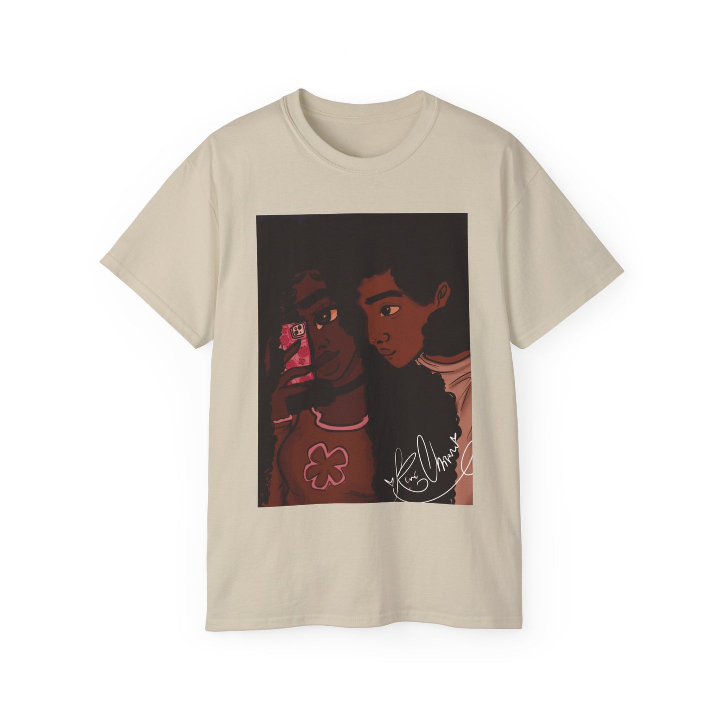 Unisex Ultra Cotton Tee (Black Love)