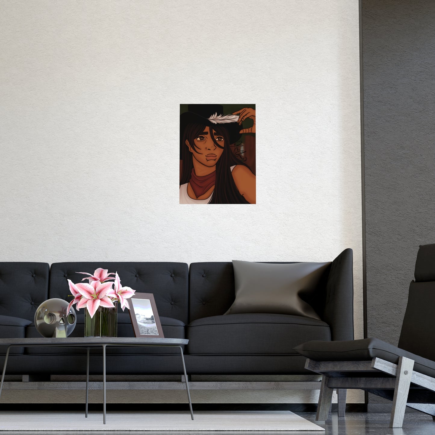 Vertical Matte Poster - Cowboy